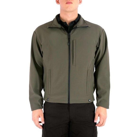 Blauer Softshell Fleece Jacket, Army Green New w/o Tag - Picture 1 of 7